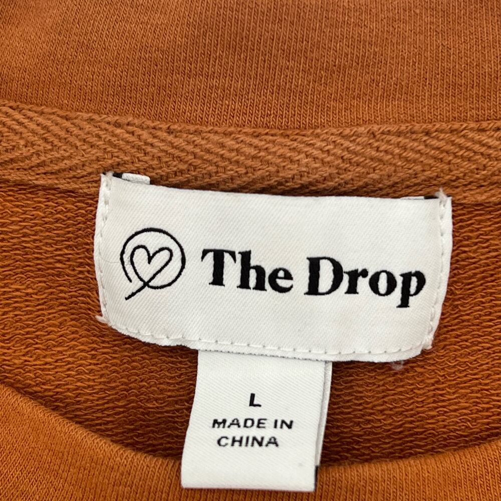 The Drop Women's Mariana Strong-Shoulder Mini Dress Adobe Womens Size Large - Picture 10 of 11